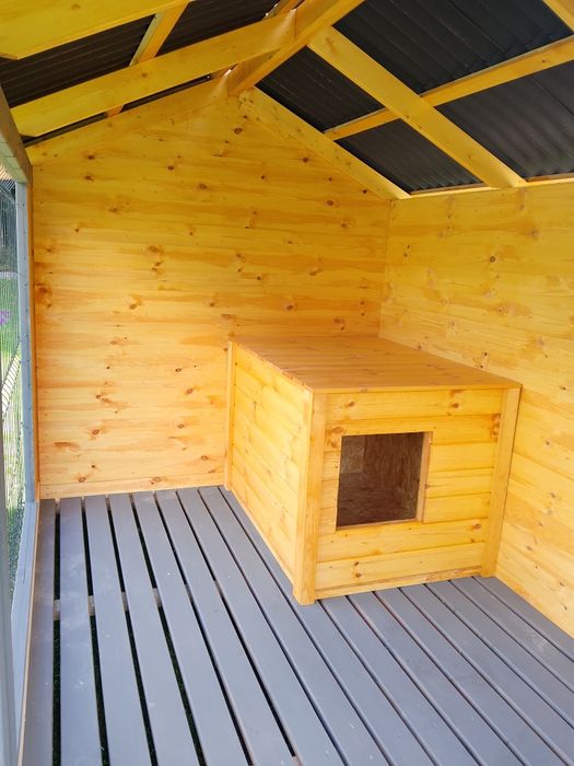Buda dla psa ocieplona duża 130 na 90cm