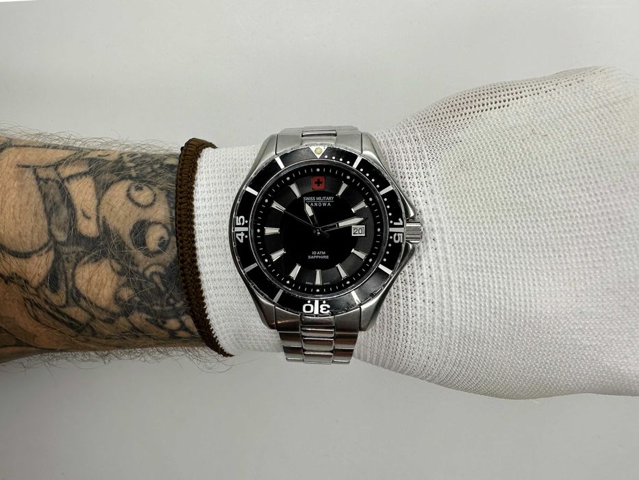 Швейцарський годинник Swiss Military Hanowa Nautila, Сапфірове скло, Swiss Made