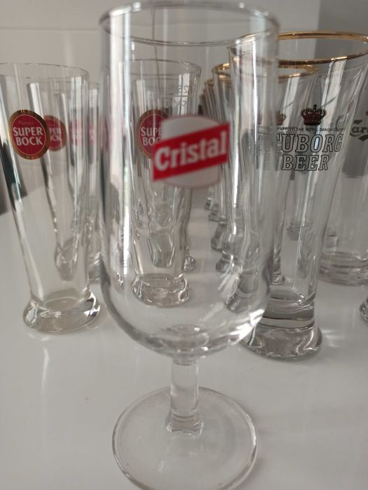 Copos imperial 20cl super Bock, Tuborg, Calsberg