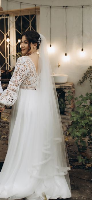 Весільна сукня, плаття, етно, стиль бохо, на розпис