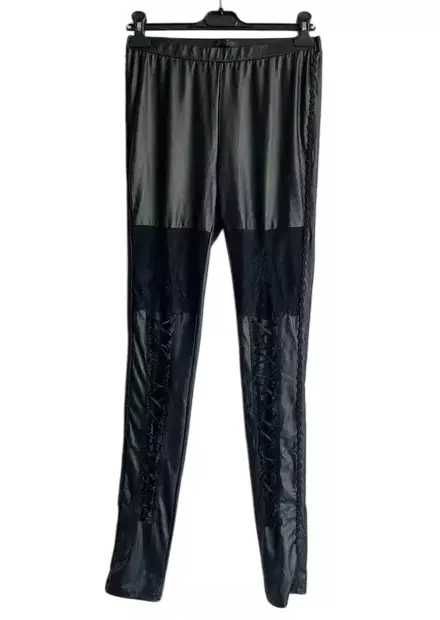 Legginsy PUNK RAVE goth wiązane alternative killstar dollskill