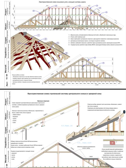 Кровля, навесы, каркасные конструкции - Проект под сборку