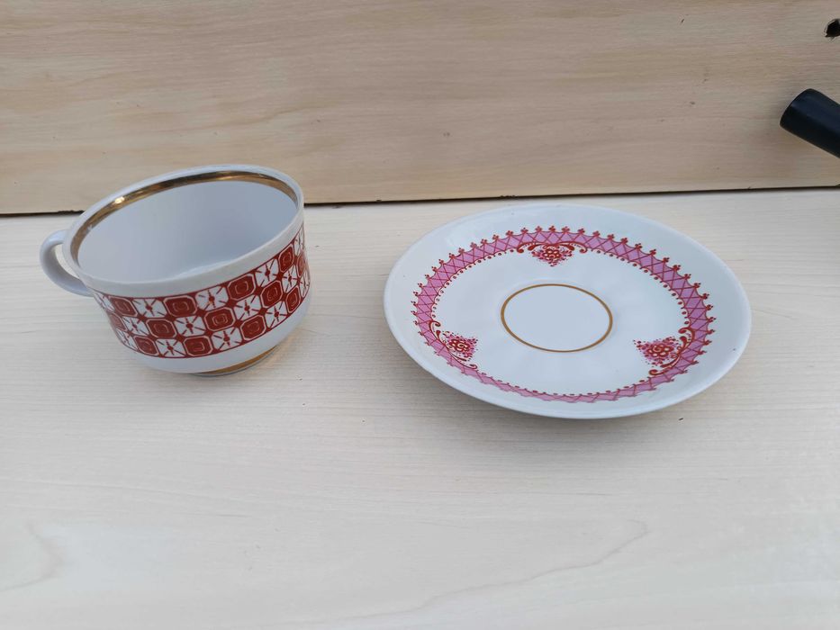 Чашечка клеймо Тернопіль, блюдце Баранівка