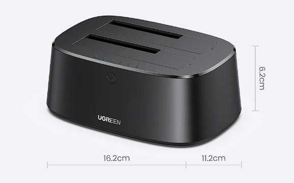 Док-станція UGREEN CM198 USB 3.0  SATA Dual-Bay Hard Drive Duplicator