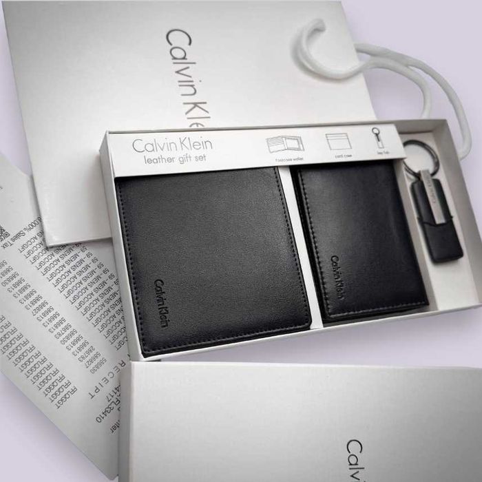 Гаманець + картхолдер CALVIN KLEIN, набір Кельвін Кляйн, післяплата