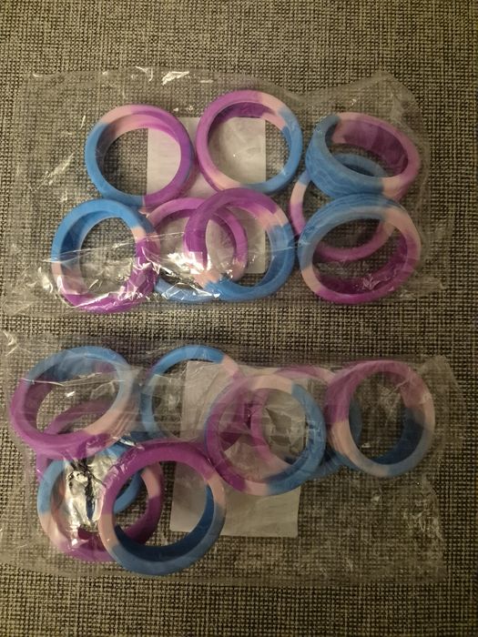 Silikonowe osłonki na kółka od walizki 24 sztuk