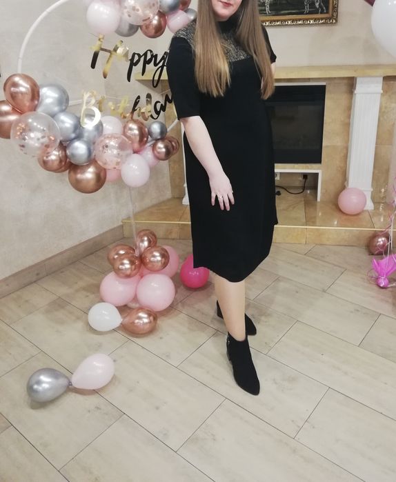 Жіноча сукня, машинної в'язки в розмірі 48-52
