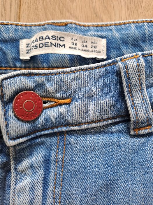 Spodnie jeans Zara Basic Denim rozm.36