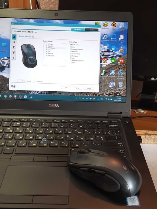 Logitech M510+коннектор/мышка компьютерная/безпроводная