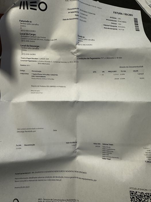 Iphone 14 pro max 128GB