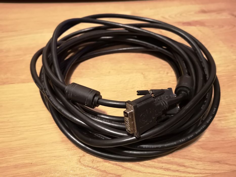 Kabel DVI-D Dual Link. 10 metrów.