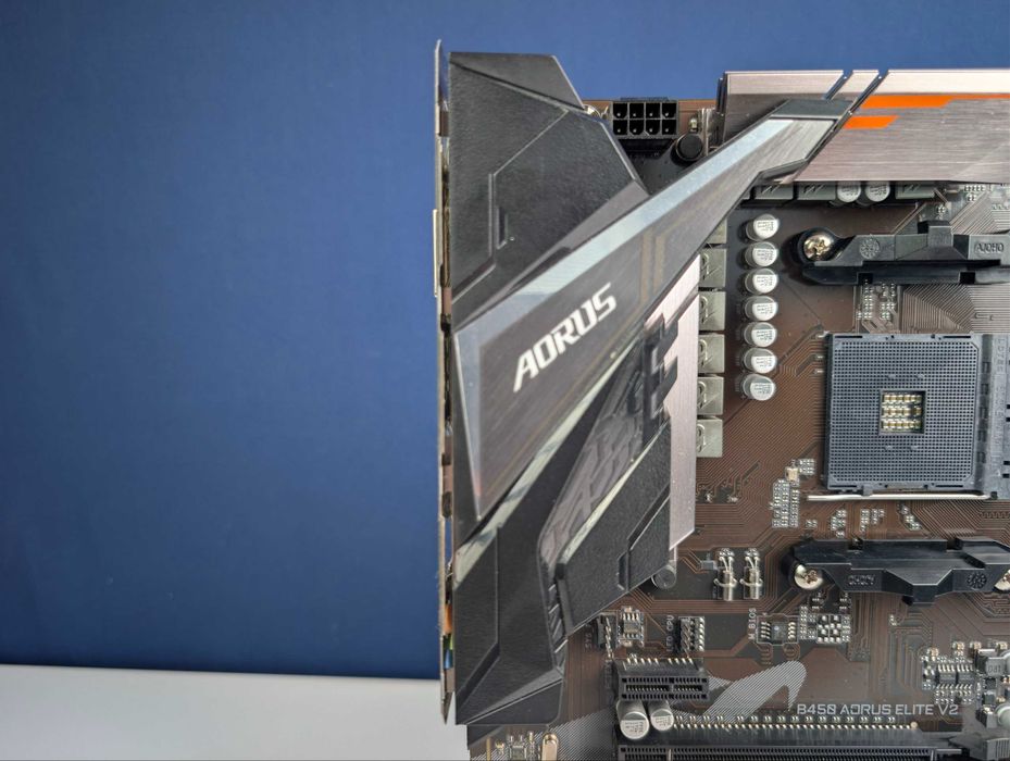 Материнська Плата Gigabyte B450 AORUS ELITE V2 (sAM4, ATX) | МАГАЗИН | Гарантія 90 днів