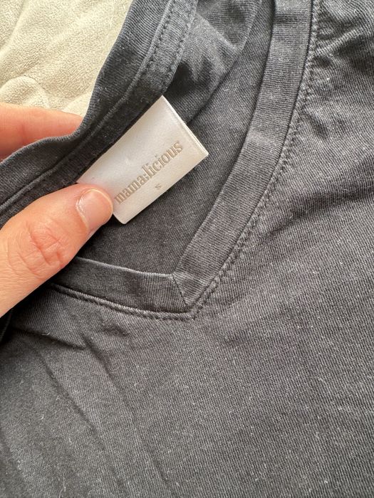 Koszulka ciążowa czarna S Mamalicious