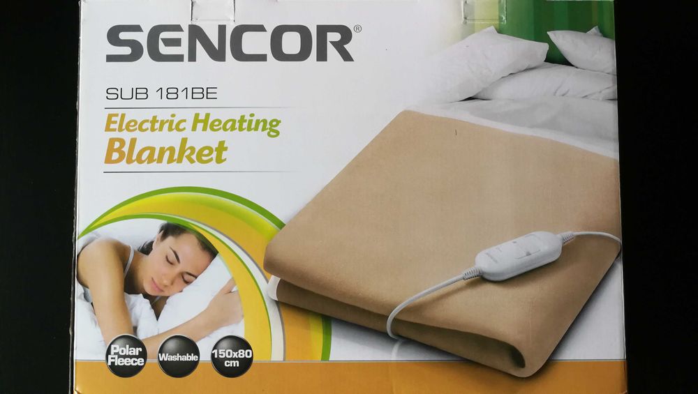 Koc/prześcieradło elektryczne SENCOR SUB 181 BE - pomysł na prezent