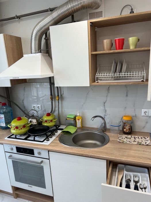 Подобово. Нова 1к квартира в ЦЕНТРІ. Новобудова. 7 хв до 100метрівки