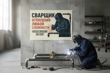СВАРЩИК-ГАЗОВЩИК трубы вода, газ, стояки, отопление. Без посредников