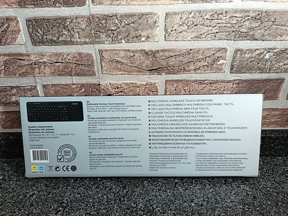 Teclado Mitsai TouchPad  Q500 sem fios