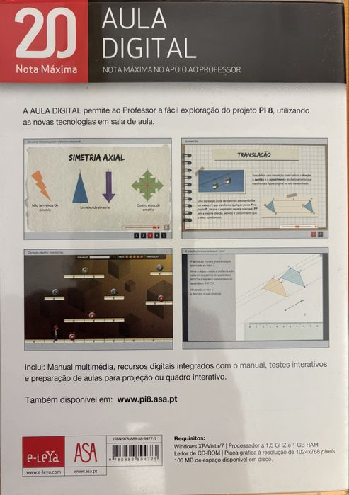 CD e-manual PI 8 Matemática - Apoio ao Professor