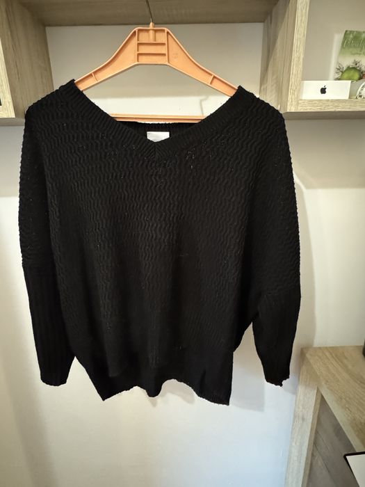 Czarny sweter 42 xl