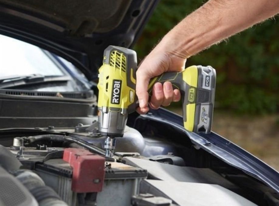 RYOBI Klucz Udarowy Akumulatorowy AŻ 400Nm 18V LED MOCNY