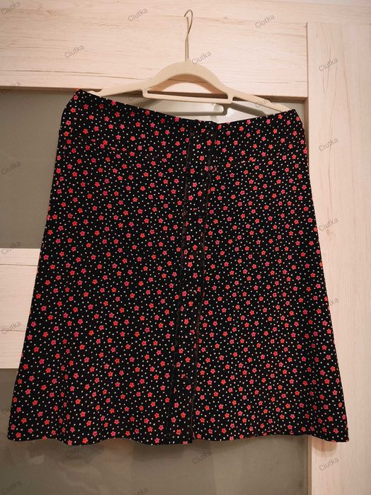 Czarna spódnica w kwiatuszki Smashed Lemon 36 S