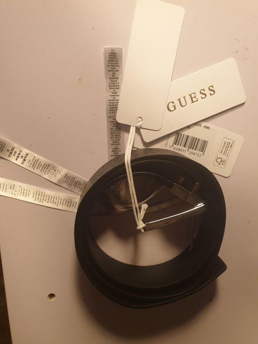 GUESS Pasek unisex roz.M