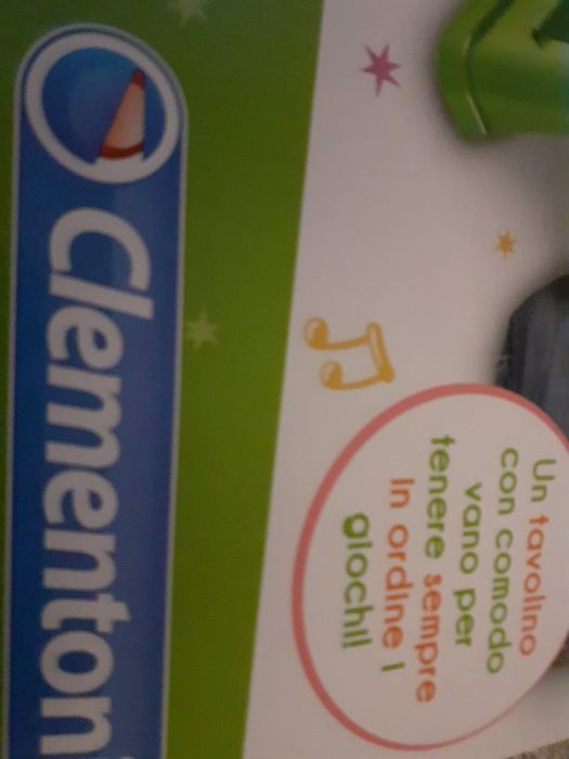 CLEMENTONI STOLIK Edukacyjny interaktywny