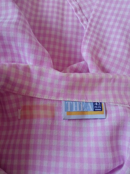 THEA 42 plus koszula damska z krótkim rękawem bawełna r 5XL