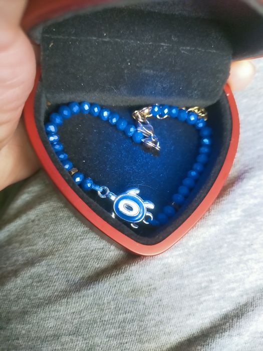 Pudełko serce biżuteria walentynki led