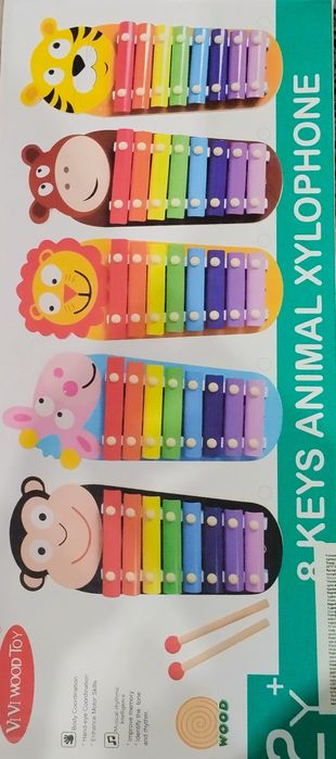 Ксилофон дитячий дерев'яний мавпочка