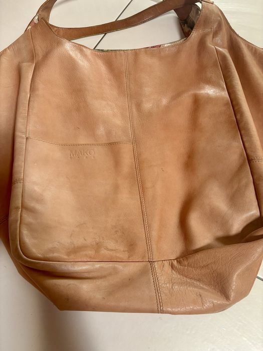 Torebka shopper Mako Bags Mrs. Big Caramel