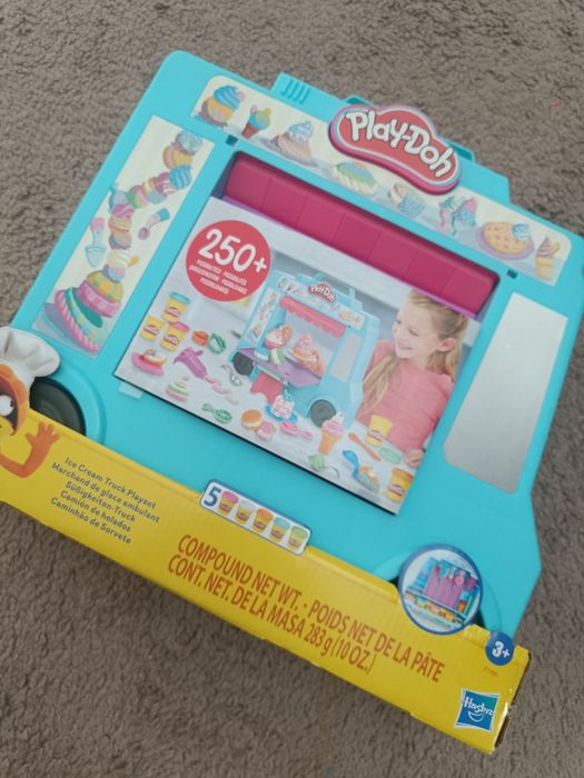 Play Doh lodziarnia ciastolina kuchnia