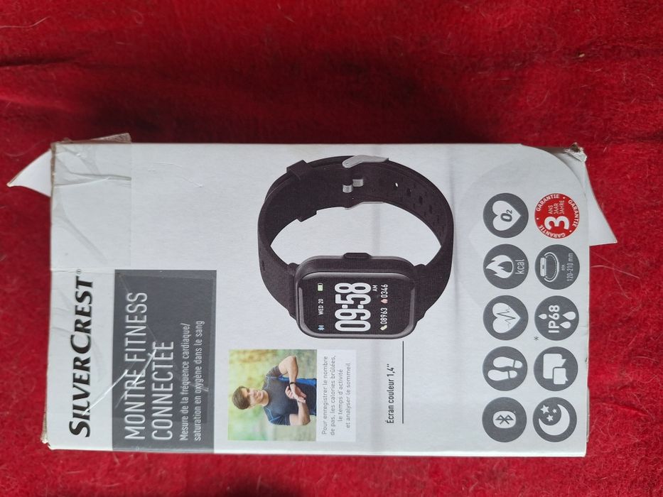 inteligentny zegarek fitness Silvercrest.