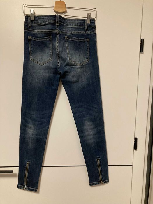 Jeansy slim rozm 36