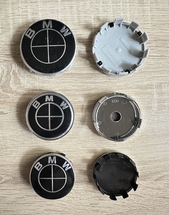 Conjunto 4 Centros Tampas Jantes BMW 56mm 60mm 65mm 68mm 75mm