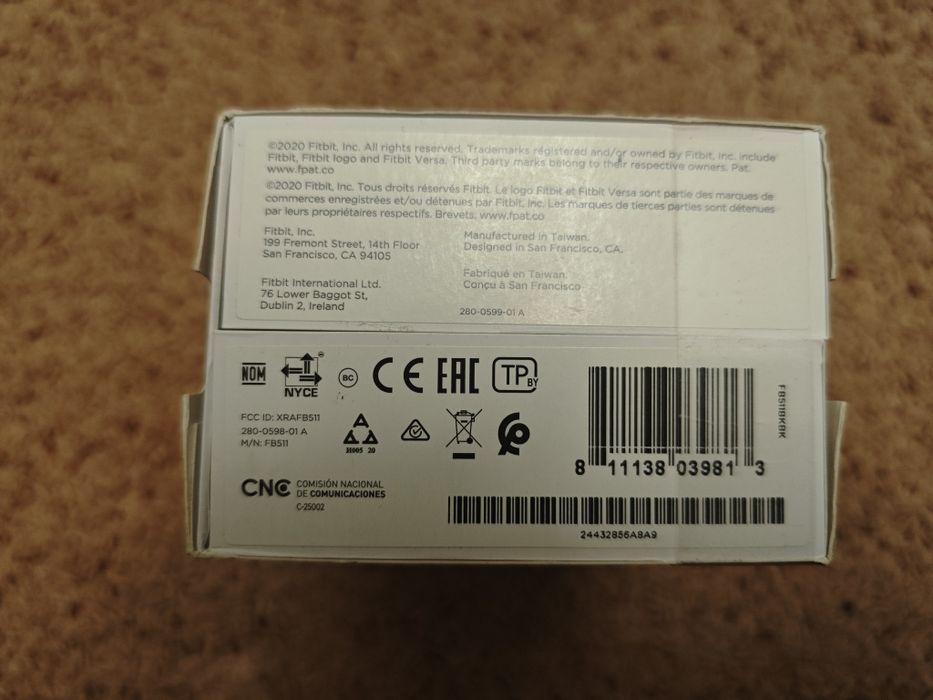 Смарт-годинник Fitbit Versa 3 Black/Black Aluminum (FB511BKBK)