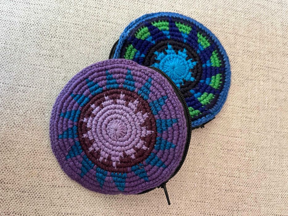 Conjunto Exclusivo 2 Bolsinhas Crochet Guatemala
