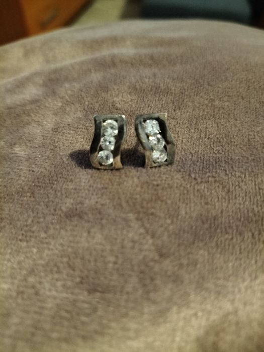 Kolczyki Apart z cyrkoniami bdb