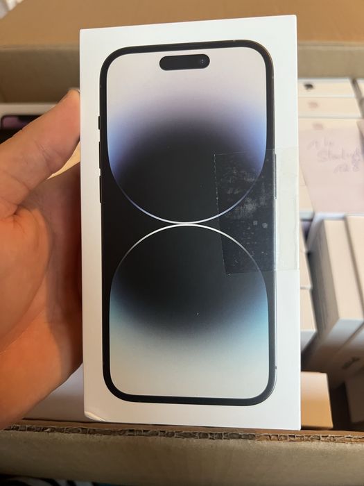 ORYGINALNE Pudełko do iPhone 14 PRO Space Black / Czarny