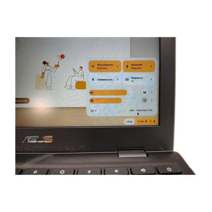 LAPTOP | ASUS Chromebook C204M | Celeron N4020 | ChromeOS | 4GB RAM