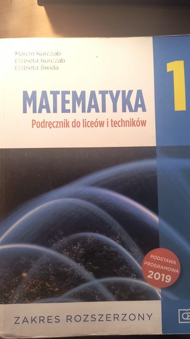 Matematyka 1 podręcznik do liceów i techników