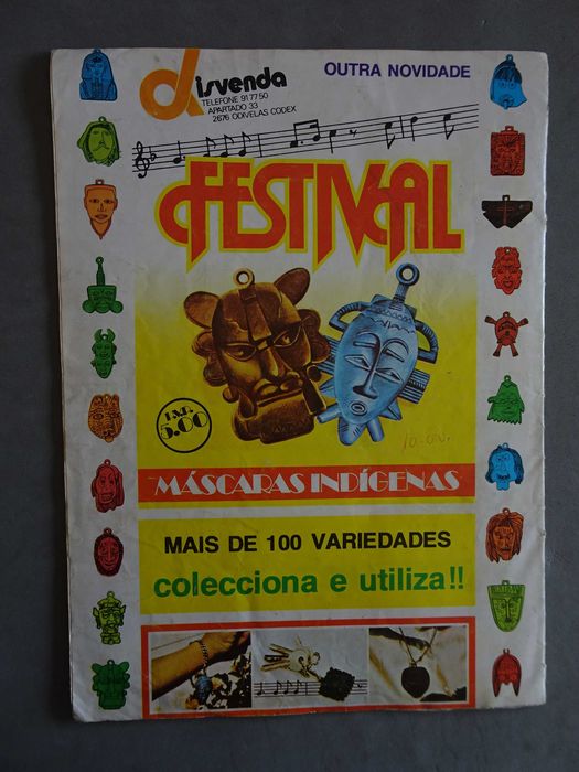 Caderneta de cromos incompleta Orzowei (faltam 13 cromos)