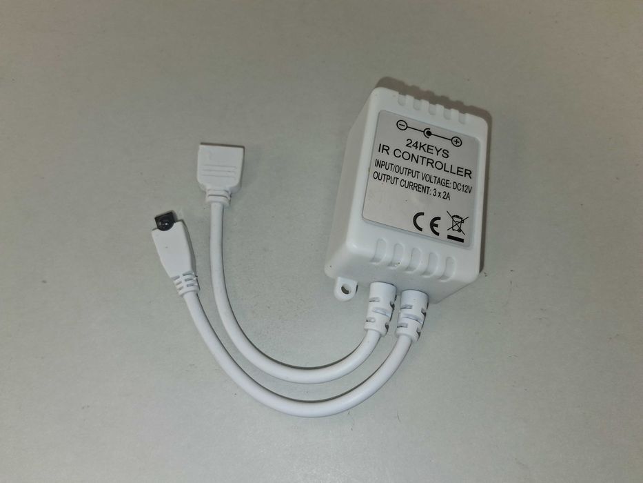 N083 Sterownik Kontroler Taśmy LED RGB IR 24 KEYS 12V DC