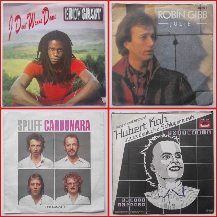 Сингл Eddy Grant,Robin Gibb,Spliff,Hubert Kah,Perry Como,Frank Vaughan