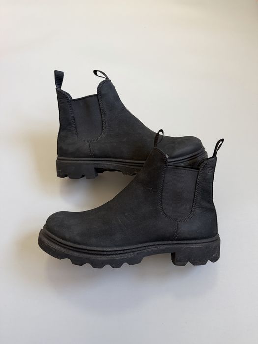 Женские Челси Ecco Grainer Black 41.5(26.5см) Soft 7 Nouvelle Grainer
