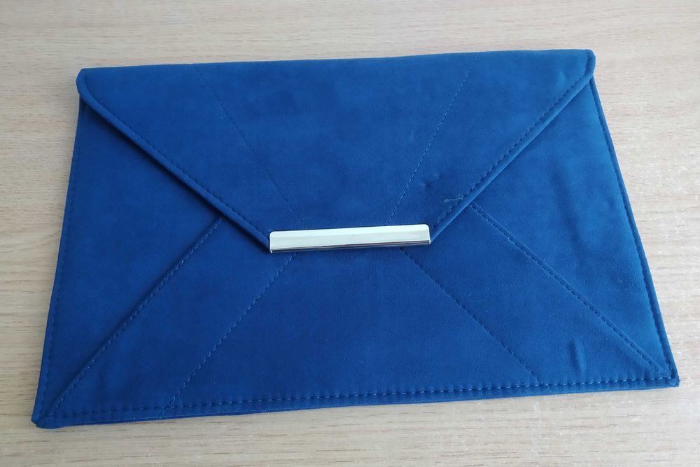 Clutch Envelope Azul Escuro