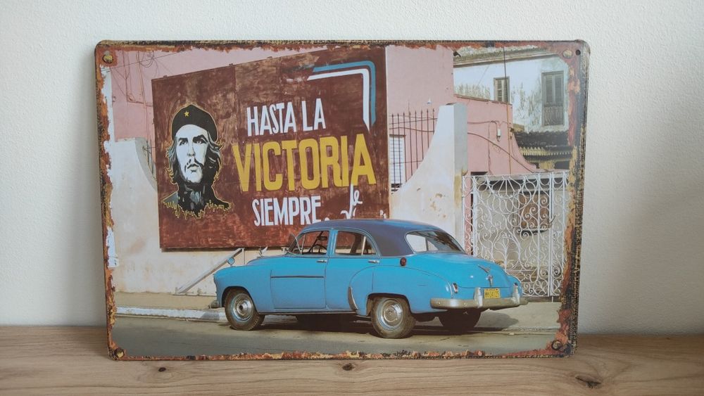 Obrazek metalowy Kuba Hasta La Victoria