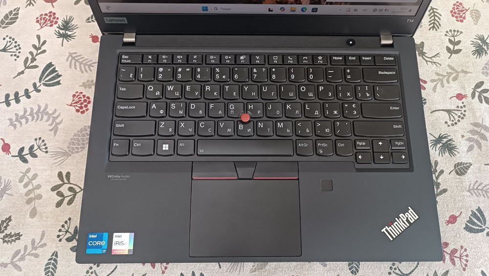Lenovo ThinkPad T14 Gen 2 / Intel Core i7-1165G7 / 32 GB RAM / 512 GB