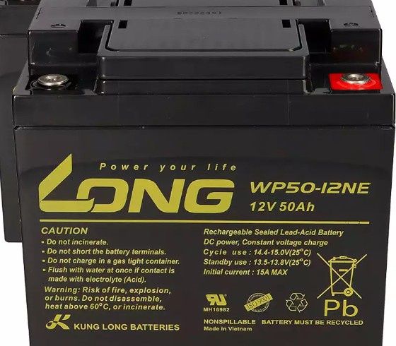 Bateria para cadeira Rodas 12v 50Ah  Nova