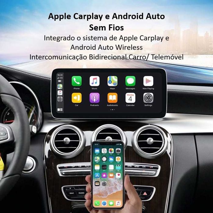 Auto Rádio Ecrã Mercedes